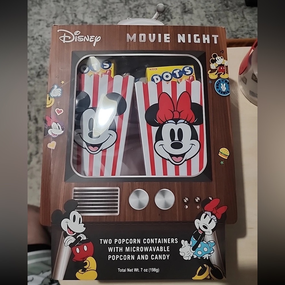 Disney Retro TV Popcorn Set with Mickey and Minnie